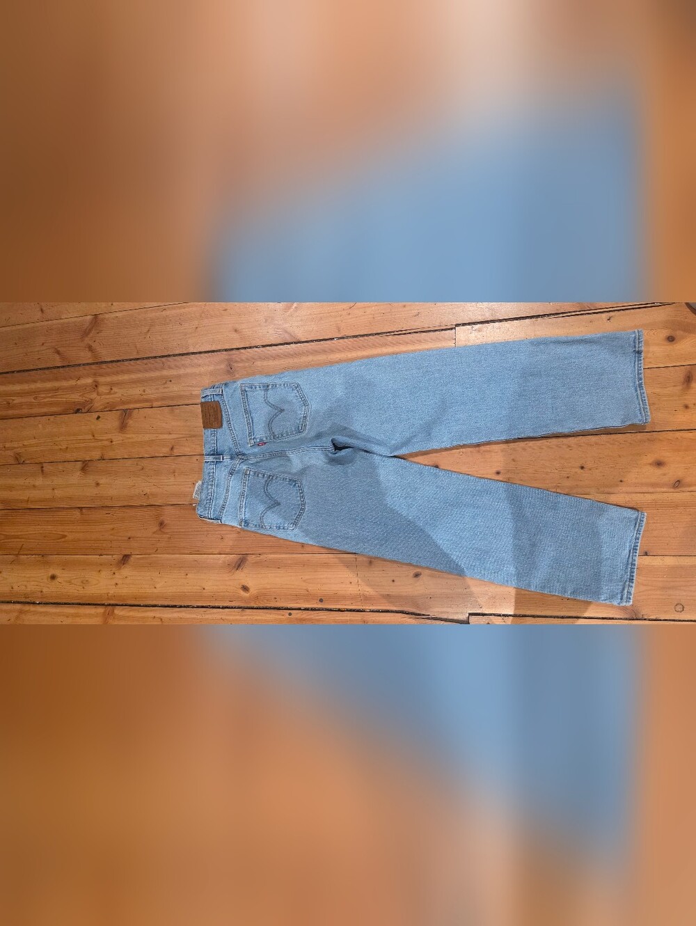 Levi's Light Blue Straight-Leg Jeans - Picture 4 of 5